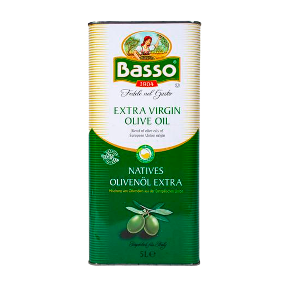 Basso Aceite Extra Virgen de Oliva Tin 5l